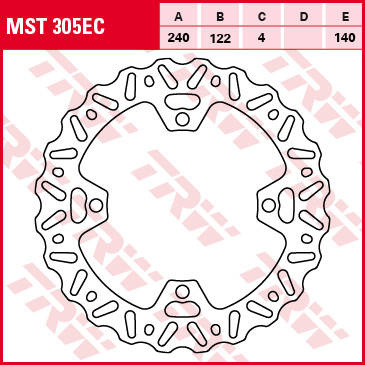Tarcza hamulcowa tył suzuki rmz 250 07-09, rmz 450 05-,