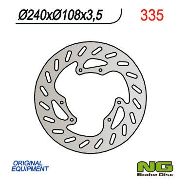 Tarcza hamulcowa przód derbi 50 senda r/r-racer/x-treme/x-race '00-'09 (240x108x3,5)