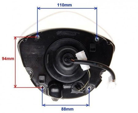 Lampa przód do Piaggio Fly 125