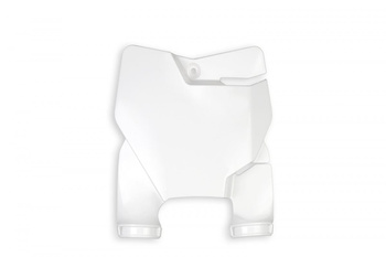 Tablica na numer startowy gagamc 65 '21 kolor biały (stadium z osłonami amortyzatorów)