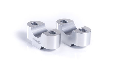 Uniwersalne piony nośne kierownicy puig wys. 20mm śr. 22mm srebrne