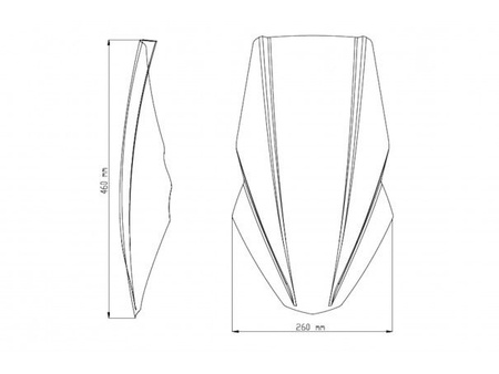 Szyba Turystyczna Nowej Generacji Puig Kawasaki Ninja 650/ Z650 17-19 Czarna
