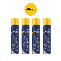 MONTAGE CLEANER PREPARAT DO ODTŁUSZCZANIA HAMULCÓW 600ML (9672) - KARTON 48 SZTUK (PAKIET) (BRAKE CLEANER)
