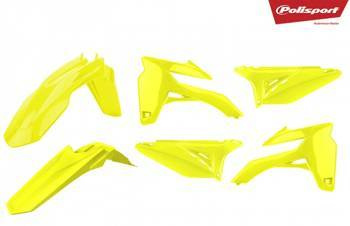 Komplet plastików sherco se-r/sef-r '13-'15 kolor żółty fluo