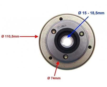 Koło magnesowe ATV 110 dolny Rozrusznik