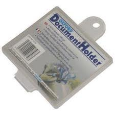 Przeźroczysty i wodoszczelny pokrowiec na dokumenty (twarda oprawa)