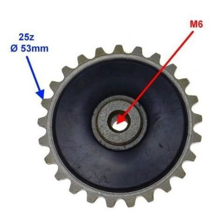 Koło napędu pompy oleju w Silniku 139Fmb