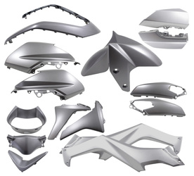 Komplet Osłon Plastikowych Power Force Yamaha N-Max 125 15-20 Szary