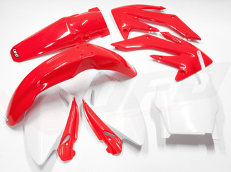 Komplet plastików honda crf 250 '06-'07 kolor oem (czerwony/biały)