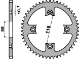 Zębatka tylna 4585 42 c45 bmw s 1000 rr (09-11) (łańc. 525) (jtr7.42)