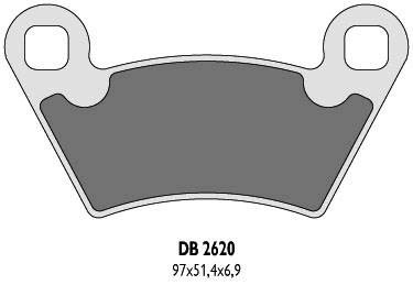 Klocki hamulcowe kh354 polaris - zastępują db2620mx-d oraz db2620qd-d