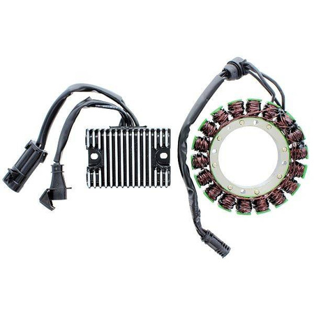 Uzwojenie alternatora (stator) harley davidson xl sportster 883/1200 (04-06) (3 fazowy + regulator napięcia esr857 w komplecie)