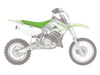 Pokrowiec/poszycie na siedzenie kawasaki kx 60 '00-'18 pyramid (pmd) kolor zielony