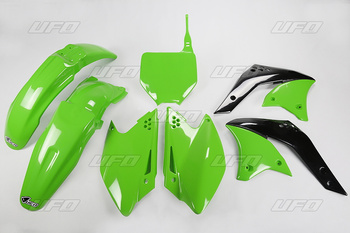 komplet plastików kawasaki kxf 250 '06 kolor zielony (ka204e026)