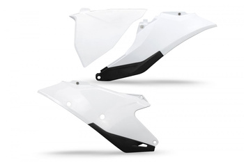 Boczki tylne gagamc / mc-f / ex / ex-f / ec / ec-f '21 z pokrywą filtra powietrza kolor biały