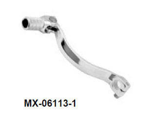 DŹWIGNIA ZMIANY BIEGÓW HONDA CR 125 '83-'07 (OEM: 24700-K24-J10) (KUTE ALUMINIUM) KOLOR SREBRNY (ANODOWANY)