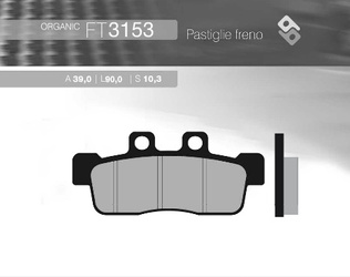 Klocki hamulcowe kh632 yamaha nxc 125 cygnus '07-'10 przód (ft 3153)
