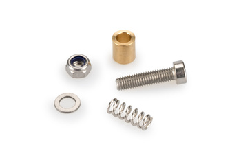 Zestaw Do Montażu Dźwigni Puig - Uniwersalny (Śruba-Nakrętka-Śruba-Podkładka-Sprężyna)