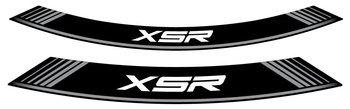 Paski Na Felgi Puig Do Yamaha Xsr900 (Logo Sxr) Srebrne