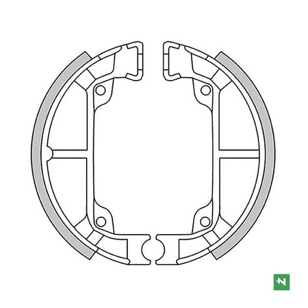 Szczęki hamulcowe suzuki adress 50 (95x20mm)