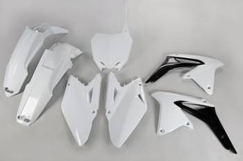 Komplet plastików suzuki rmz 450 '08-17 kolor biały (su409e041) - zastępuje sukit410041
