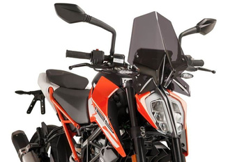 Szyba Owiewka Puig Do Ktm 125 / 390 Duke 17-21 Mocno Przyciemniona