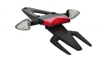 LAMPA TYŁ LED Z BŁOTNIKIEM + KIERUNKOWSKAZY led E8