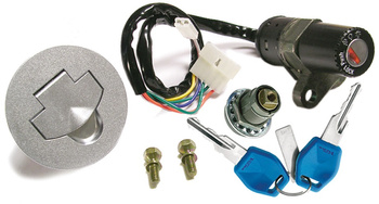 stacyjka + korek+ zamek aprilia europa 50 '90-'93, af1 futura 125 '90-'92 (6522)