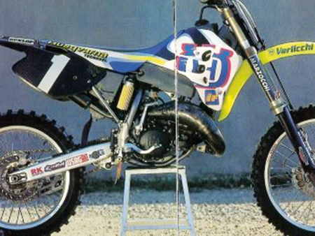 Komplet naklejek (oklein) husqvarna cr/wr 125 '98-'99 replica team husqvarna maddii 1998