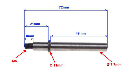 Prowadnica wodzika zmiany biegów III AM6