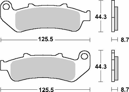 Hamulcowe kh189 street ceramic kolor czarny pasuje do: cbr 1000 dual `93-97