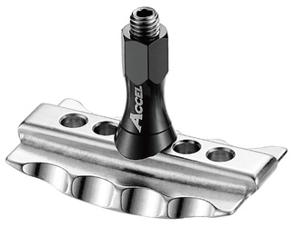 Trzymak opony 1,85 aluminiowy z nakrętką alu (wzmacniany)