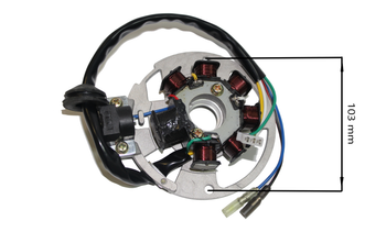 Stojan Alternatora Power Force Yamaha / Keeway 2t  Alt000254a