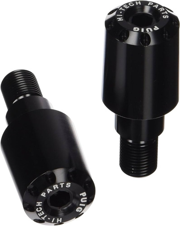 Ciężarki / końcówki kierownicy długie puig do yamaha x-max 125/250 (gwint m16) 10-16 czarne