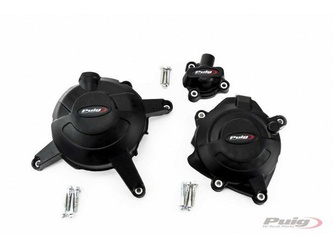 Pokrywy Dekli Silnika Puig Do Yamaha R3 16-22 Czarne