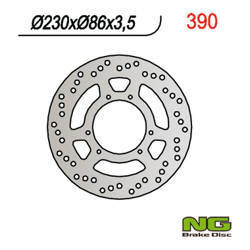 Tarcza hamulcowa przód yamaha dt 125r, tt 350/600 (230x86x3,5) (6x6,5mm)