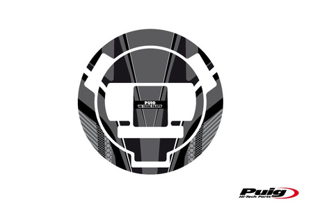 Osłona wlewu paliwa puig do bmw 2007-2016 - bez r1200gs (wzór radikal) szara