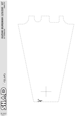 Stelaż kufra tylnego Shad do Suzuki Burgman UH 125/ 200 125 R (07-13)