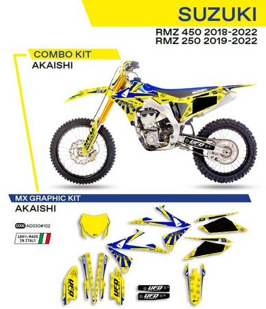 Komplet naklejek (oklein) suzuki rmz 250 '19-'22