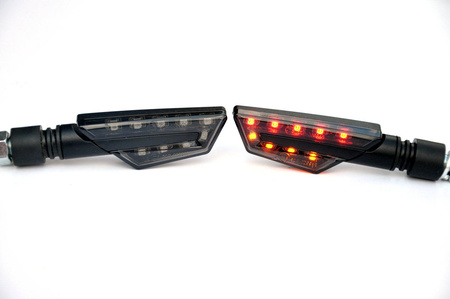 KIERUNKOWSKAZY LED DO MOTOCYKLA PRZEDNIE E8
