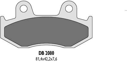 Klocki hamulcowe kh92, kh323 - zastępują db2080mx-n oraz db2080qd-n
