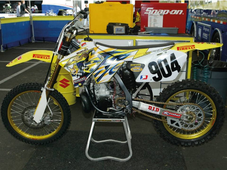 Komplet naklejek (oklein) suzuki rm 125/250 '01-'08 replica team suzuki 2003