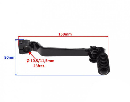 Dźwignia zmiany biegów silnik YX140 10,5/11,5 wieloklin