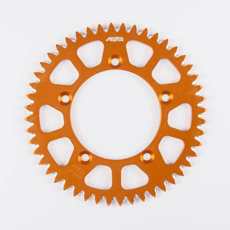 Zębatka tylna aluminiowa (ergal) 4486 49 ktm xc 105 '08-09 (łańc. 428) (448649jt) kolor pomarańczowy