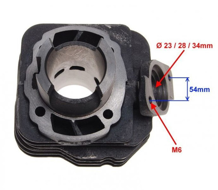 Cylinder skuter Tapo 50 Honda Dio ZX Sym Super Fancy Kymco ZX