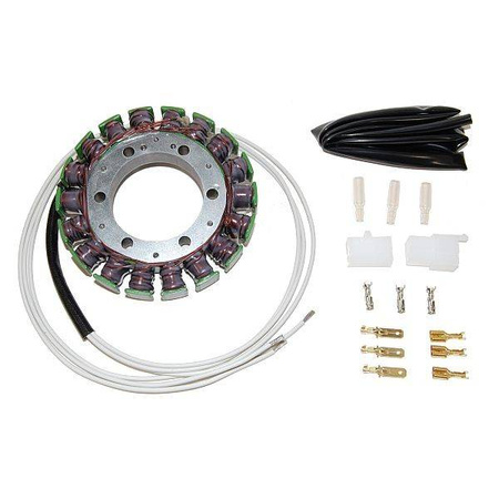 Uzwojenie alternatora (stator) honda nx 650 dominator '88-'02, xr 650l '93-'09, kawasaki zx-9r '98-'99, suzuki vs 1400 '87-'07