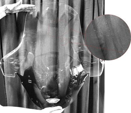 Szyba suzuki burgman 650 executive (13) - 2 gat - drobne rysy