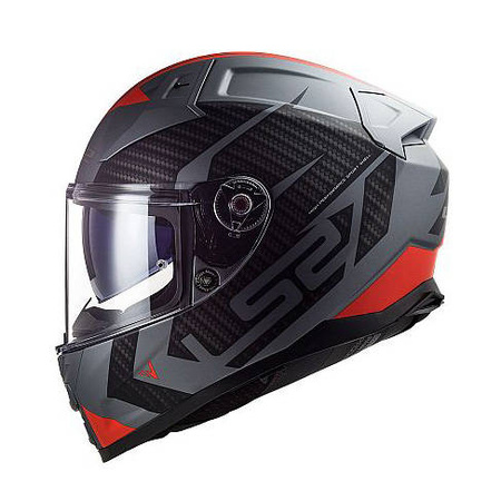 Kask LS2 FF811 Vector II Splitter Mat Tit Red