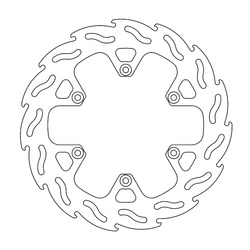 Tarcza hamulcowa tył 240mm flame ktm 450 rally  '11- ,beta 250/300/350/390/400/430/450/480/498/500 rr '13-'20