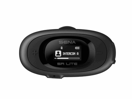 interkom motocyklowy 5r lite bluetooth 5.1 do 700m z wyświetlaczem lcd, głośnikami hd speakers i uniwersalnym zestawem mikrofonów ( 1 zestaw ) (el)
